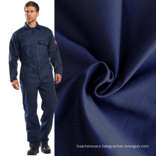 High APTV 215g Navy Blue Electric Arc Flash Protection Safety Suit Clothing Meta Aramid Lenzing Permanent Fireproof Aramid Fabri